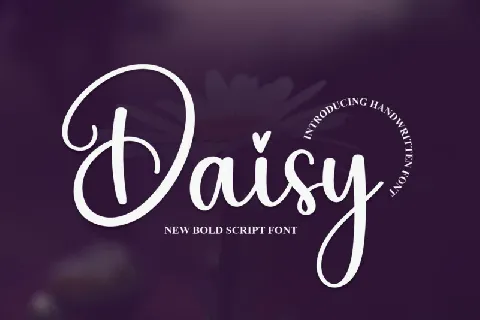 Daisy Script font