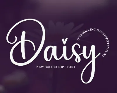 Daisy Script font