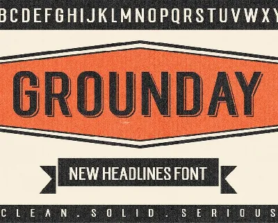 Grounday font