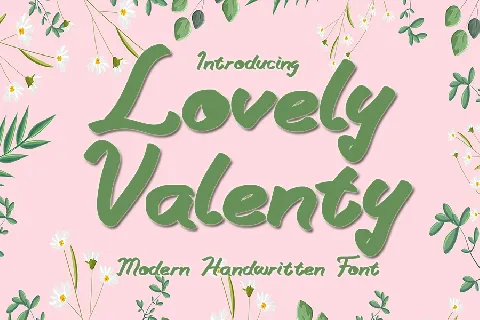 Lovely Valenty font