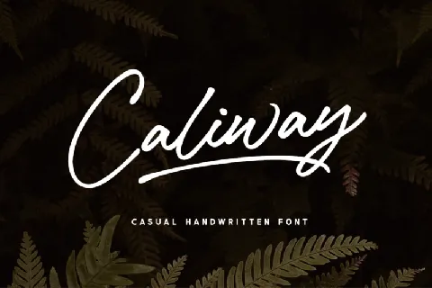 Caliway Script font