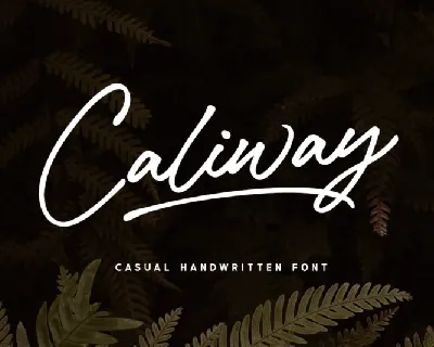 Caliway Script font