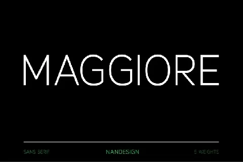 Maggiore Family font