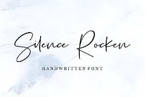 Silence Rocken Handwritten font