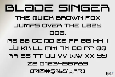 Blade Singer Free font