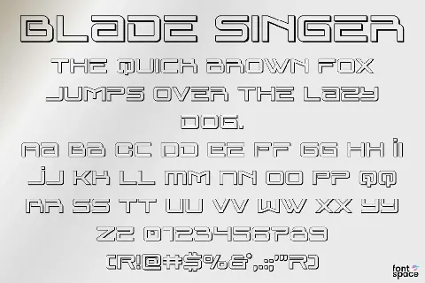Blade Singer Free font