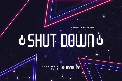 Shut Down Demo font