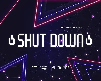 Shut Down Demo font