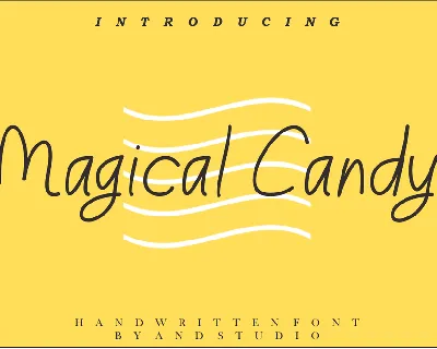 Magical Candy font