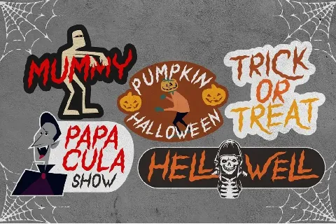 Shaky Halloween font