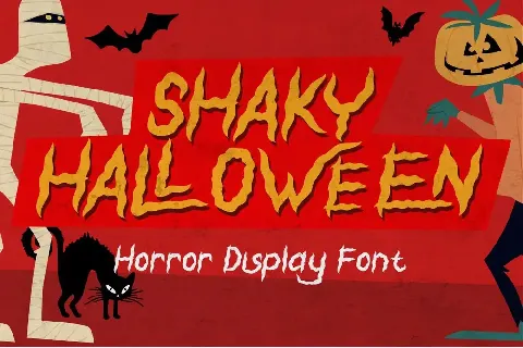 Shaky Halloween font