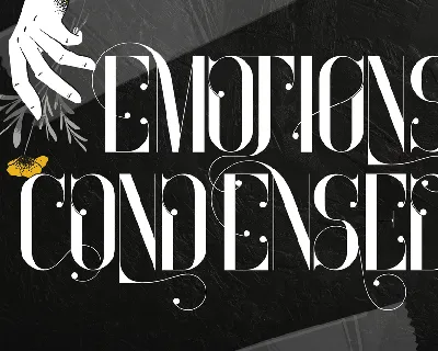 Emotions Condensed Demo font