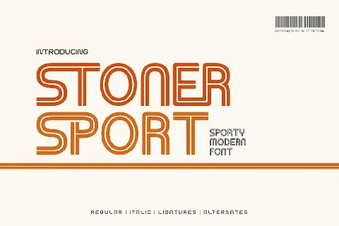 Stoner Sport font