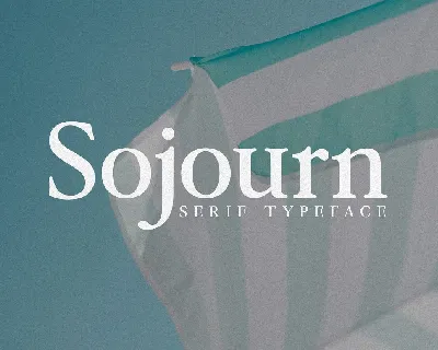 Sojourn font