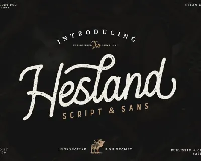 Hesland Vintage Duo font