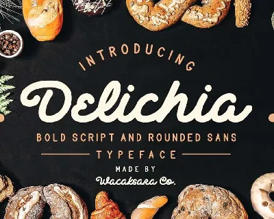 Delichia font