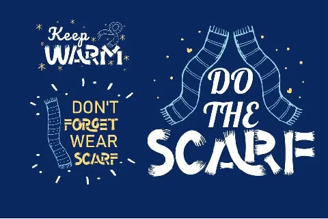 Scarf Bandana font