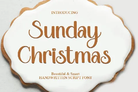 Sunday Christmas font