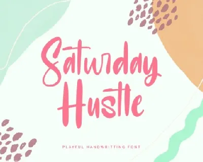 Saturday Hustle font