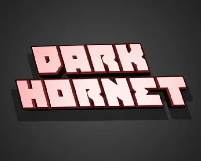 Dark Hornet Display font