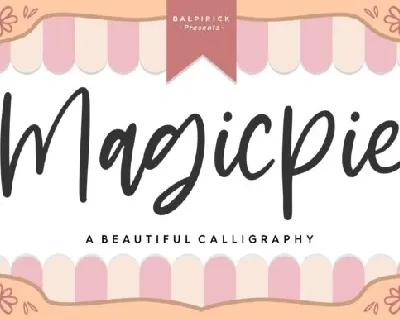 Magicpie Script font