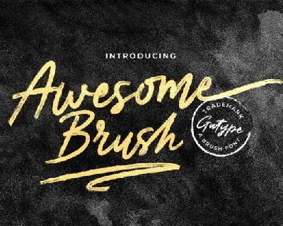 Awesome Script Typeface font