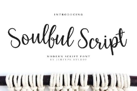 Soulful Script font