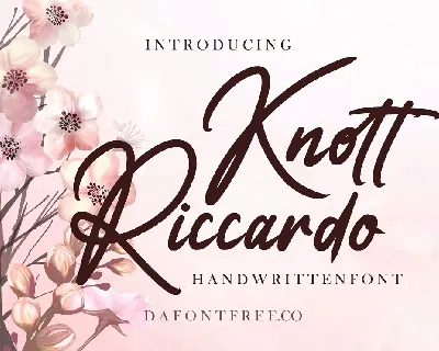 Knott Riccardo font