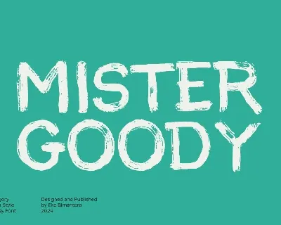 MISTER GOODY font