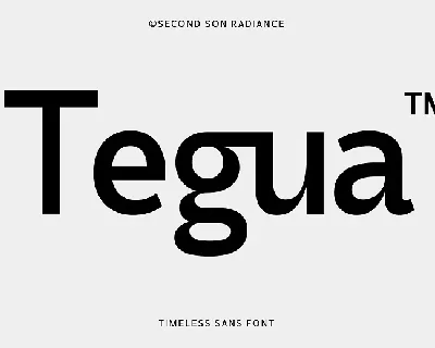 Tegua font