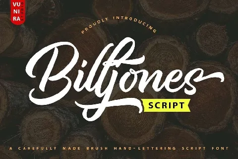 Billjones font