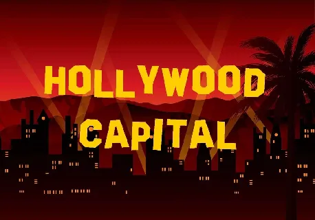 Hollywood Capital font
