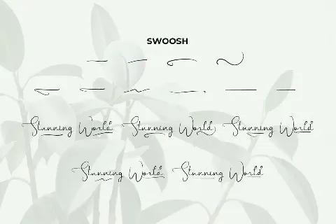 Stunning World Demo font