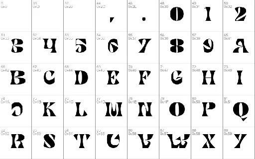 Bournue font