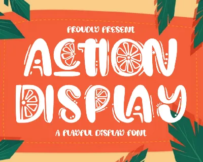 Action Display Demo font