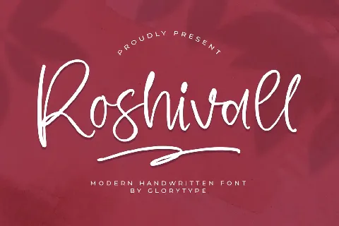 Roshivall font