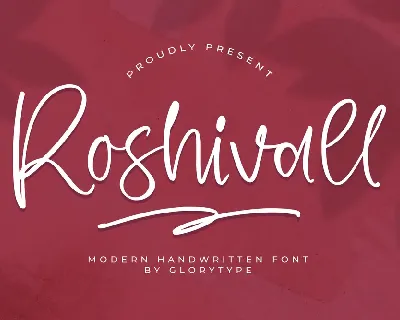 Roshivall font