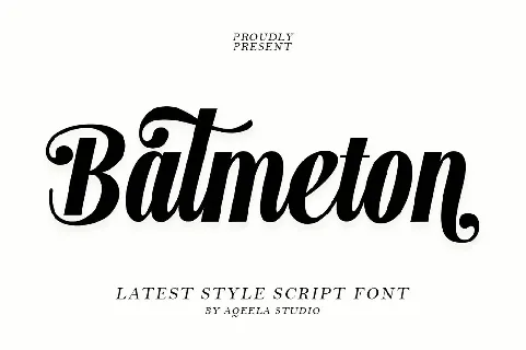 Batmeton font