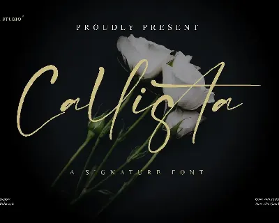 Callista Script font