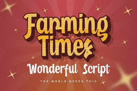 Farming Times font