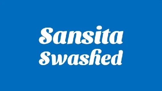 Sansita Swashed Family font