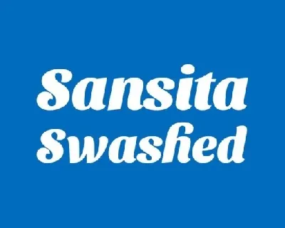Sansita Swashed Family font