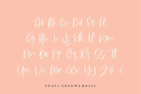 South Dreamers Script font