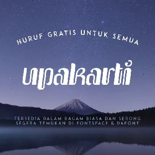 Upakarti font