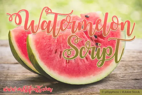 Watermelon Script Free font