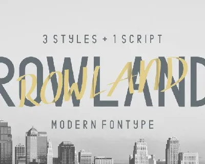 Rowland Typeface font