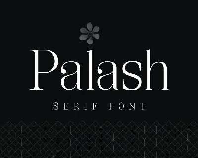 Palash font