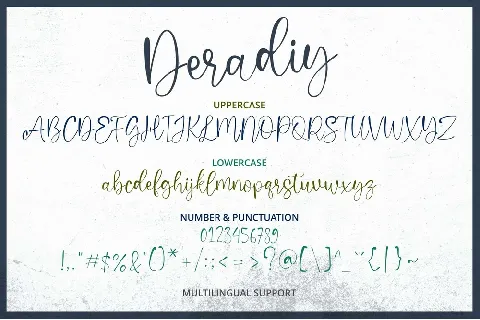 Deradiy font