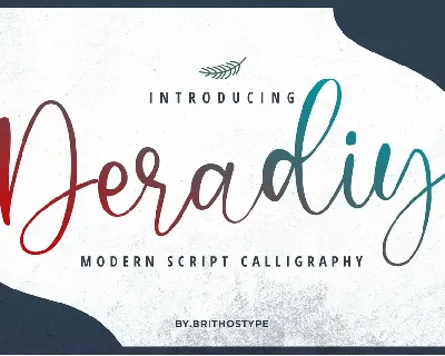 Deradiy font