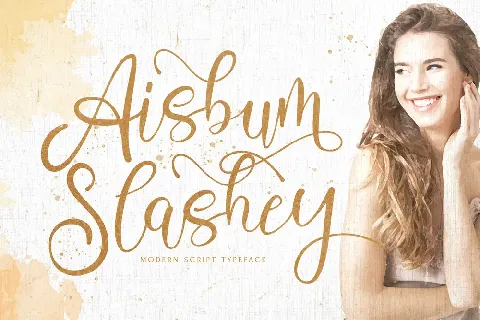 Aisbum Slashey font